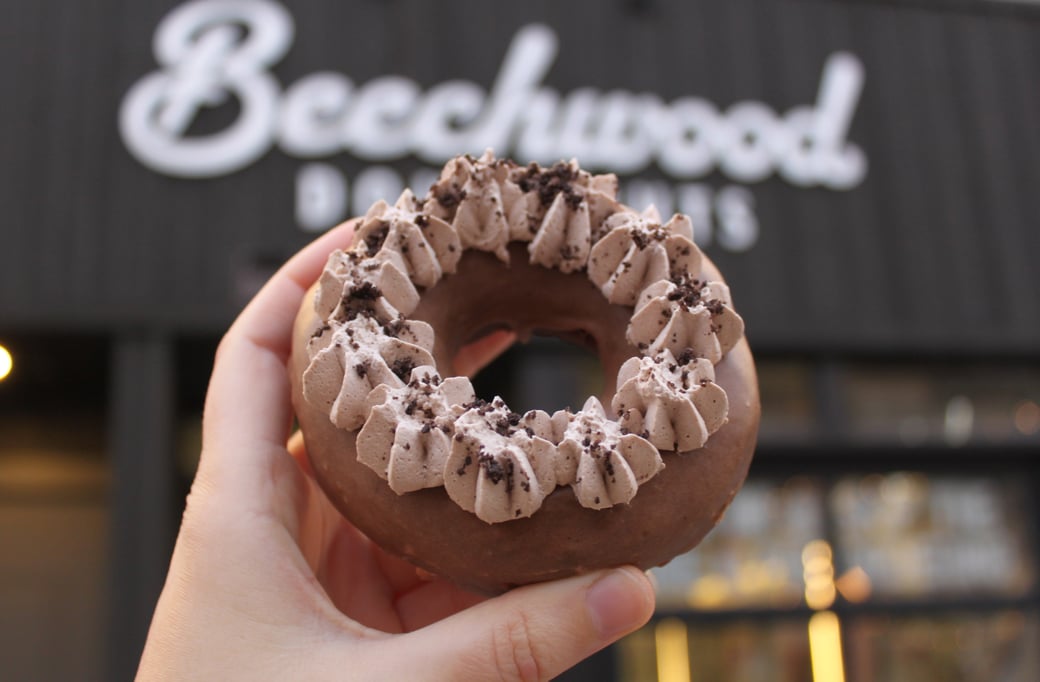 Mocha Cake Doughnut