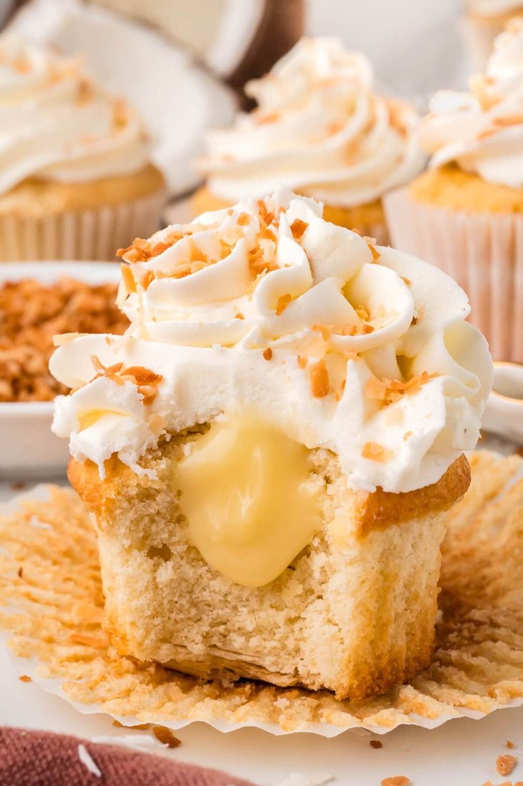 Toasted Coconut Cupcakes