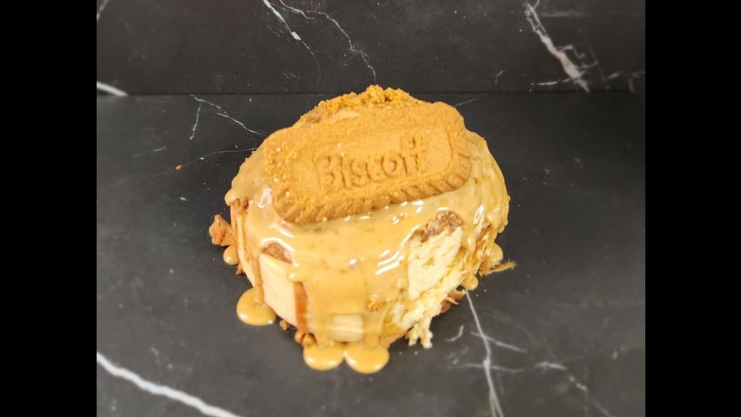 Cookie Butter Cinnamon Roll