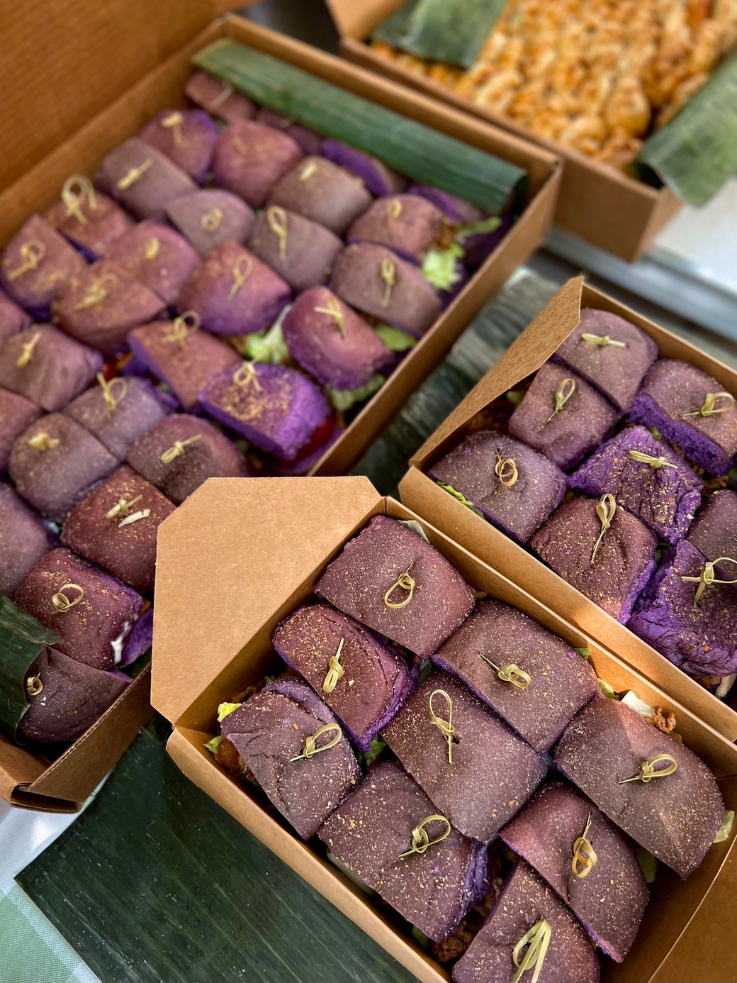 UBE PANDESAL SLIDERS