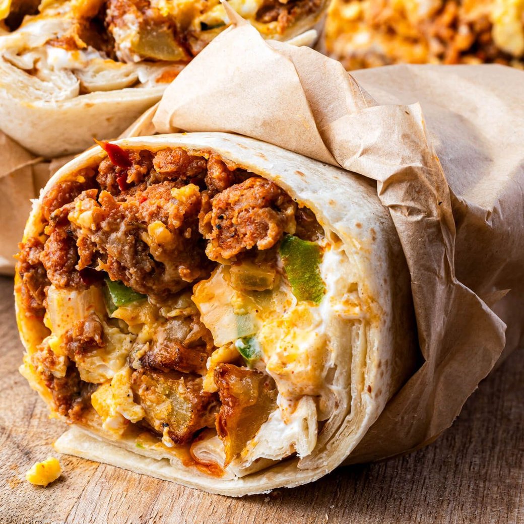 Mexican Chorizo Burrito