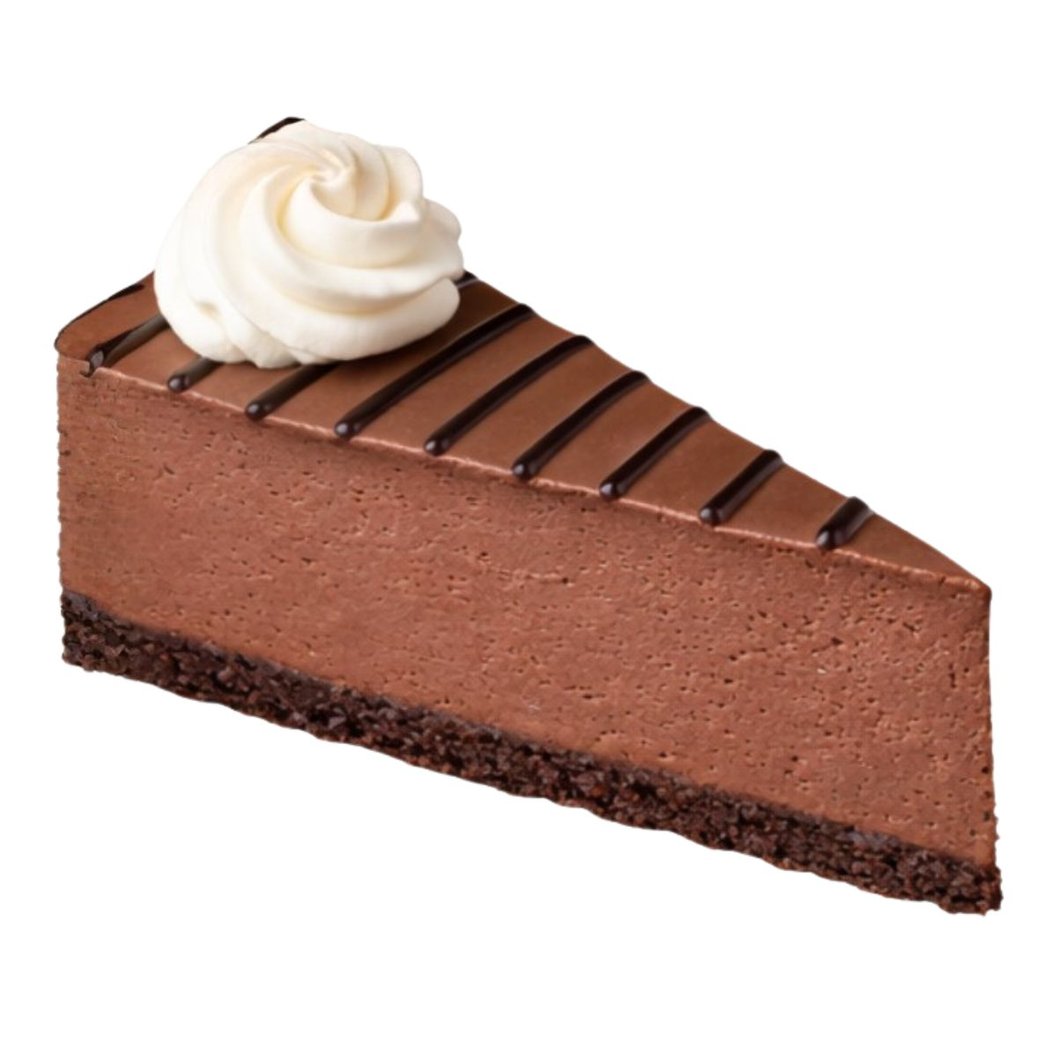 Double chocolate Cheesecake Slice