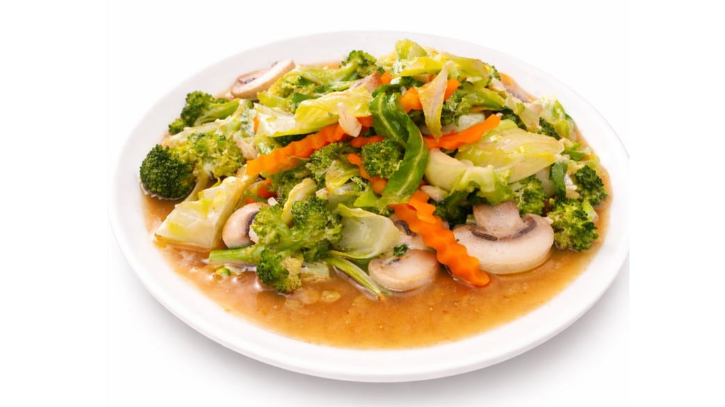 Pad Pak Ruam (Garlic Mixed Vegetables)