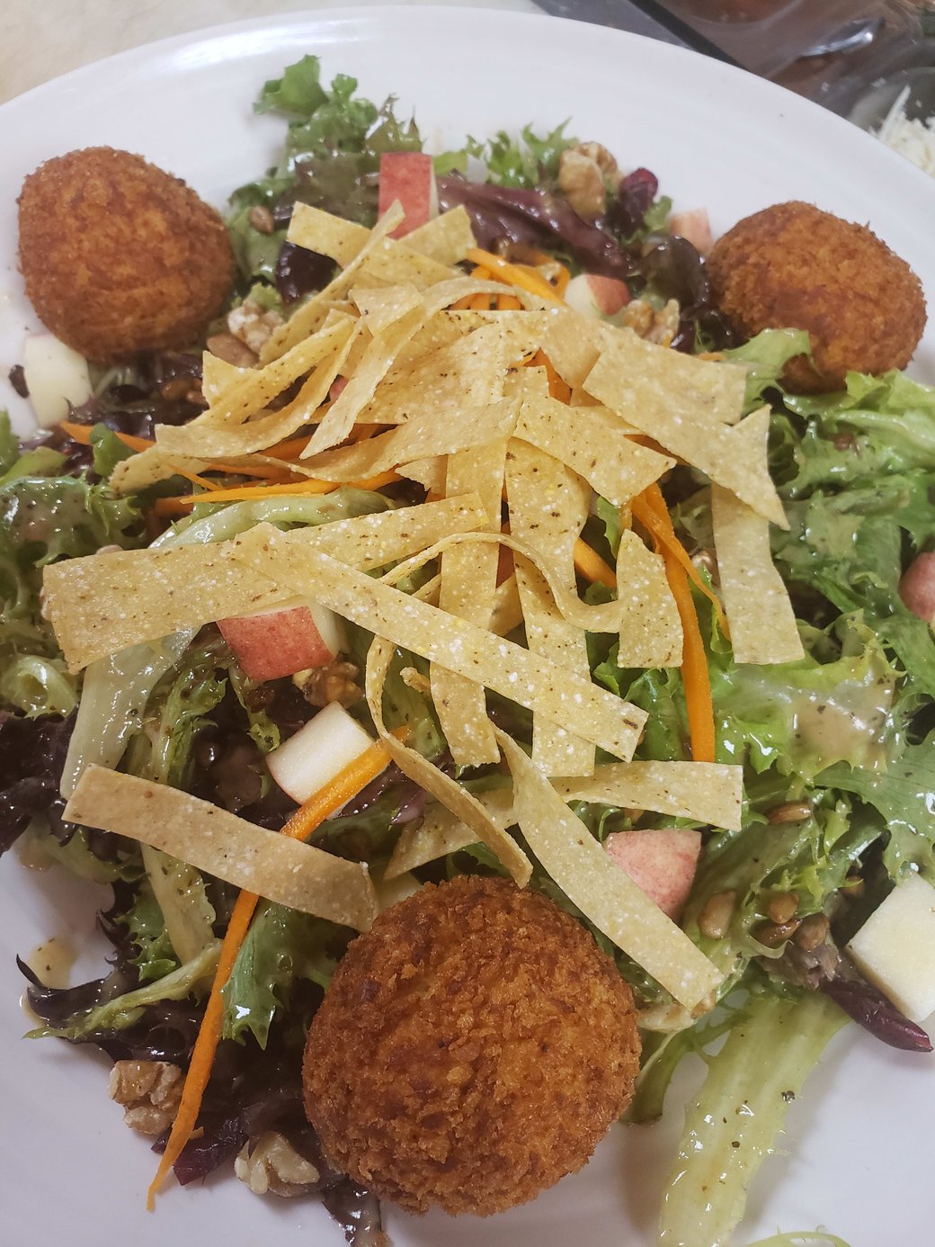 Goat Cheese Fritter Salad