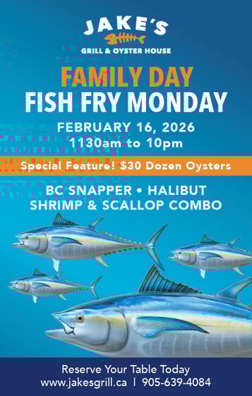 Celebrate Family Day at Jake's!