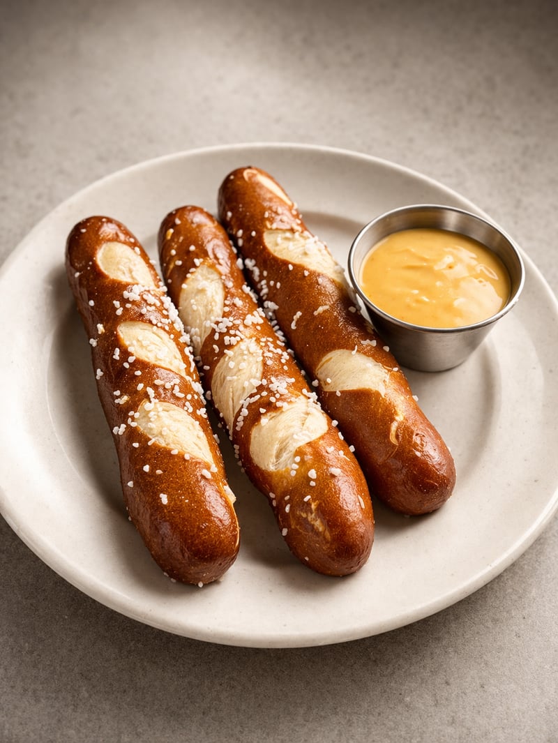 Guinness Beer Cheese Pretzels