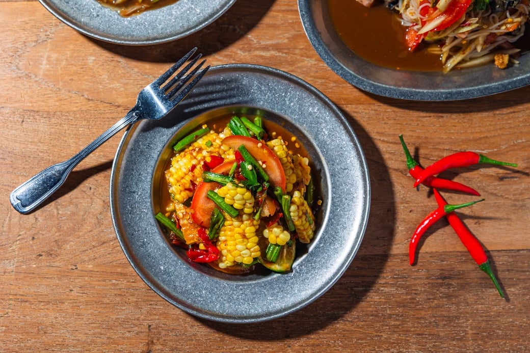 Vegan Corn Salad | ตําข้าวโพด