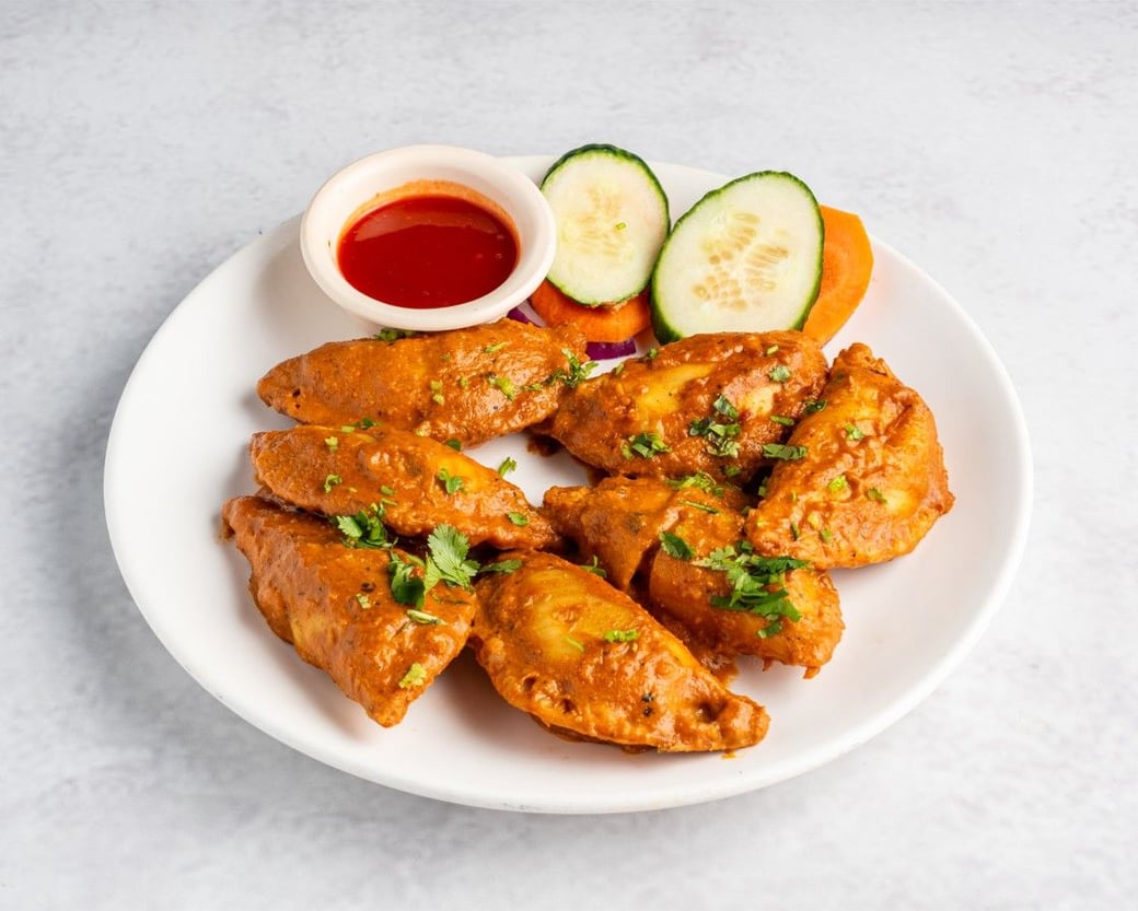 Tandoori Veg Momos & Fries🌶️🌶️