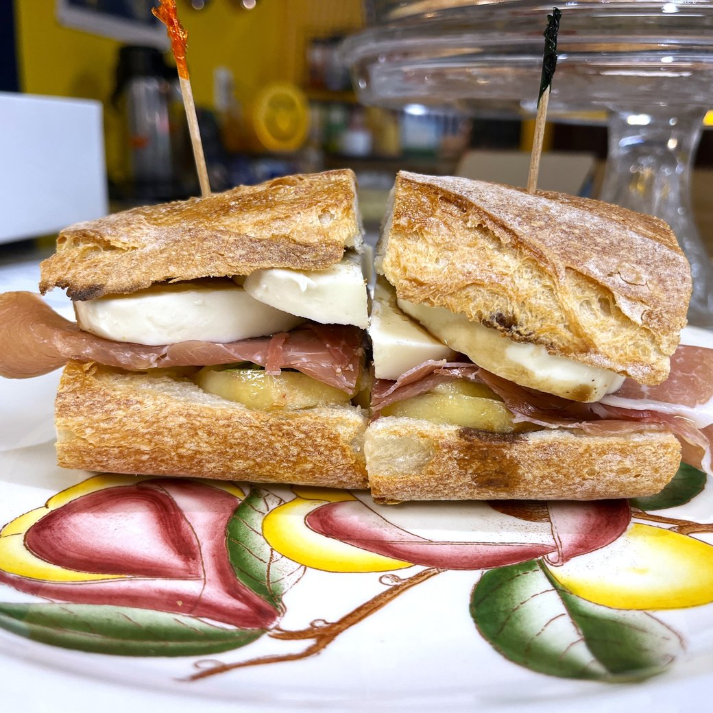 Peach Caprese