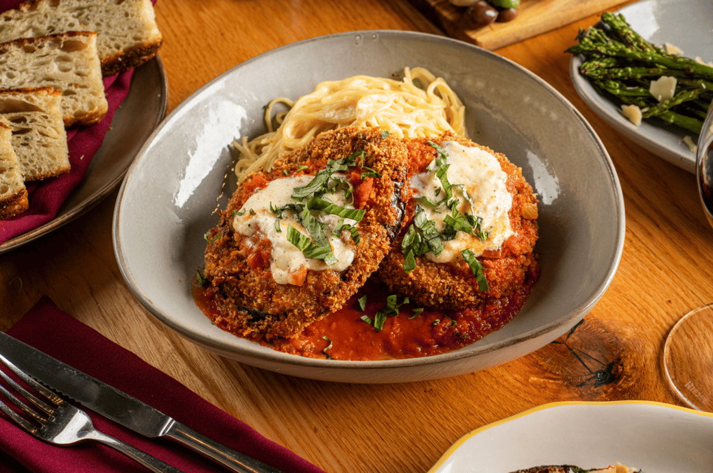 Crispy Eggplant Parmesan