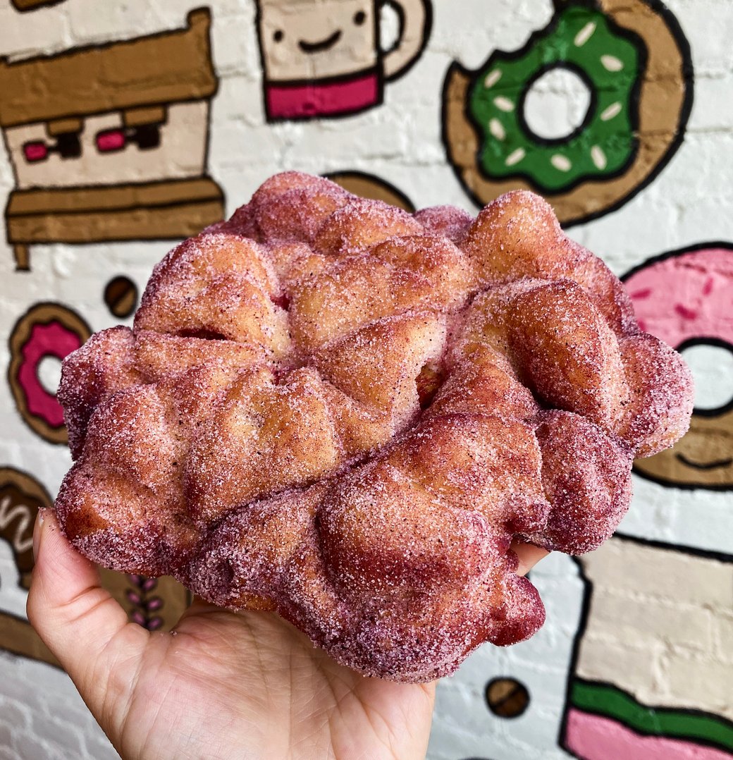 VEGAN | Rhubarb Fritter