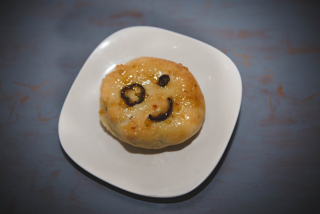 Boudin Stuffed Bread
