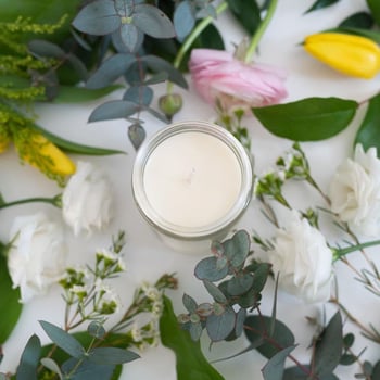 WEDNESDAY+ROSE SOY CANDLES, $25