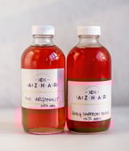 hello cuties ✨ introducing our rose & saffron mule, our twist on a moscow mule - made with an infusion of rose emperor black tea, hibiscus flowers, saffron and our home made tangerine cordial.

& the argonaut our version of the  Negroni and named after a band of heroes in Greek mythology. available at our marketing and to be enjoyed straight out of the bottle! both of these beauties are available for you to take home - cheers!