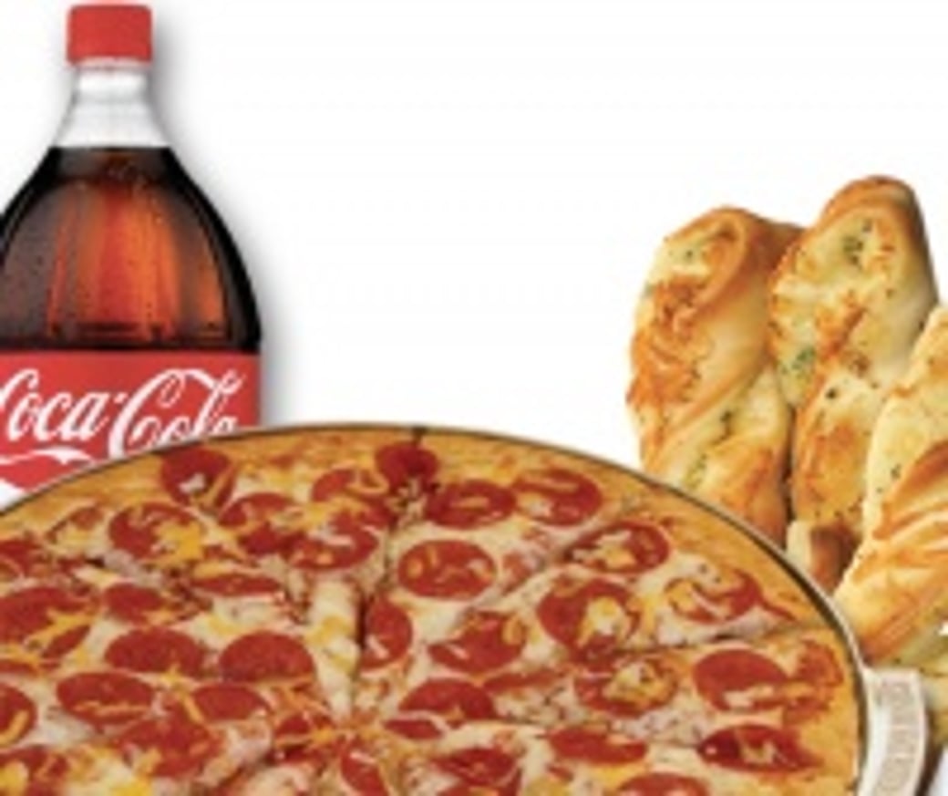 King 3 Topping Pizza, Wedges, 6 Twists, 2-Liter $43.99