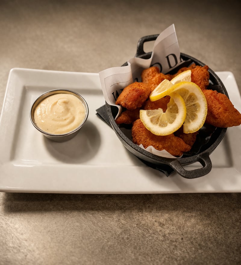 Crispy Buffalo Cod Bites
