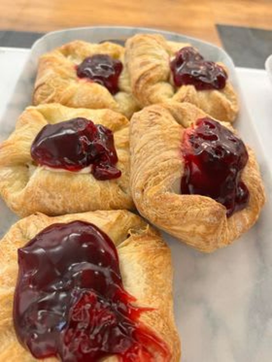 cherry cheese crown danish 