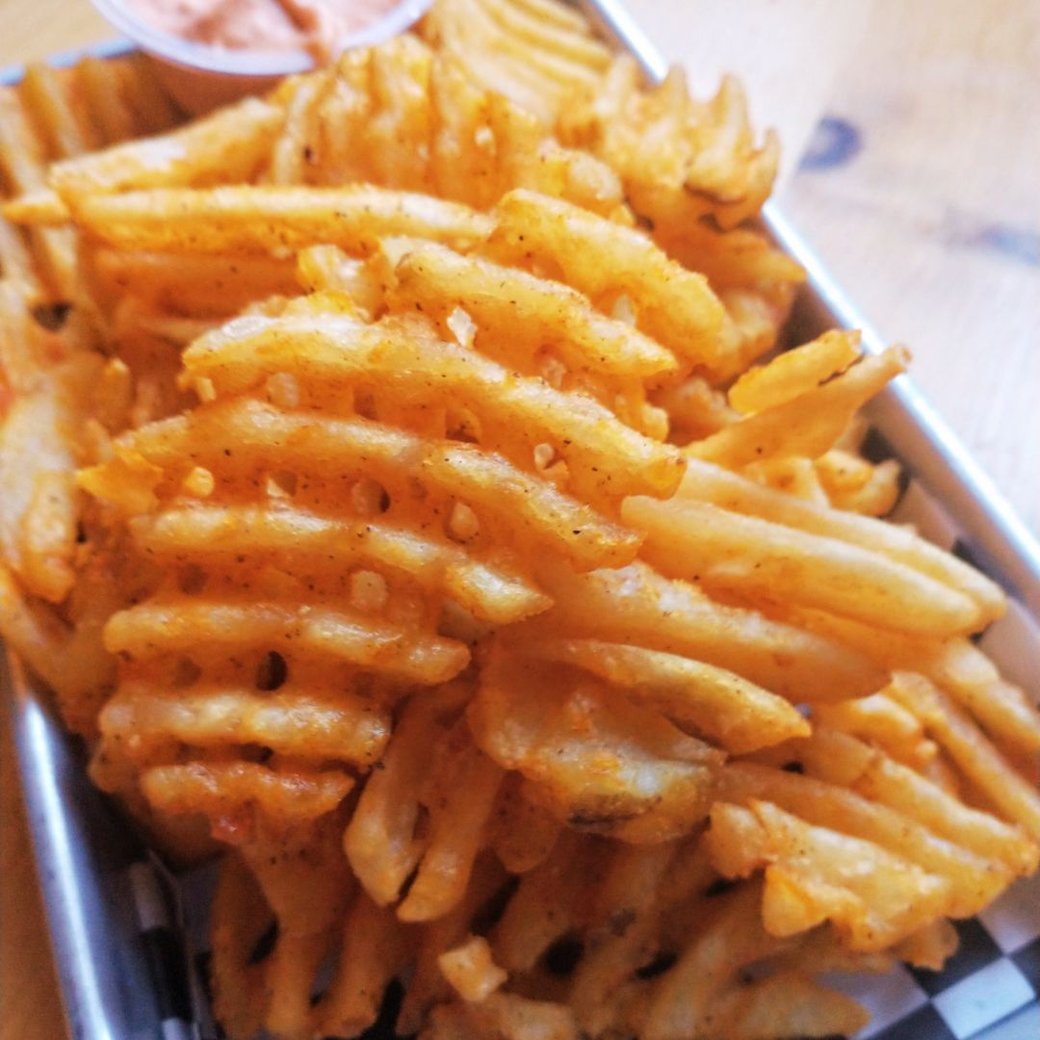 spiced lattice chips