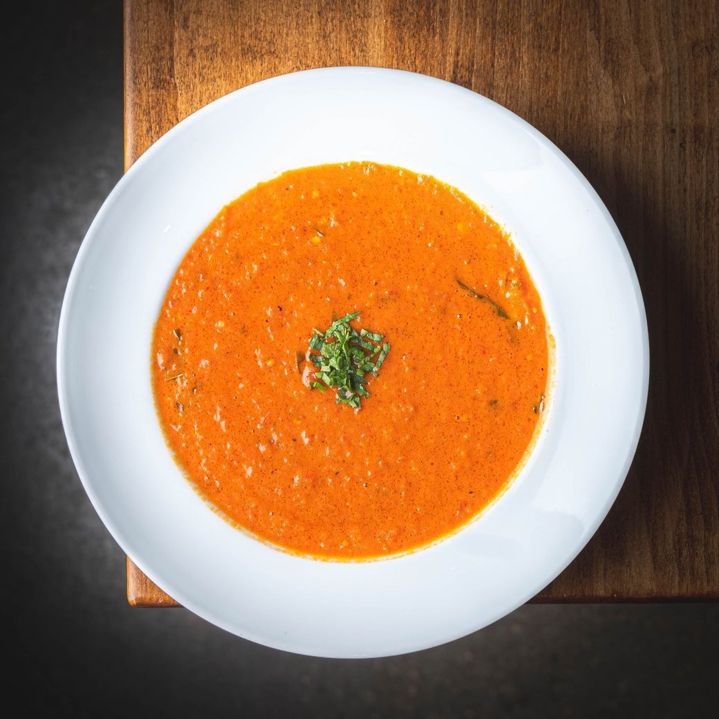 Roasted Red Pepper & Tomato Soup