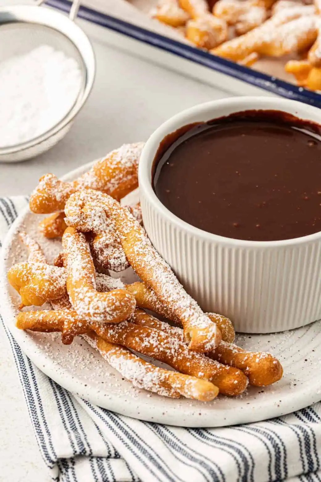 Chocolate Fudge Funnel Sticks