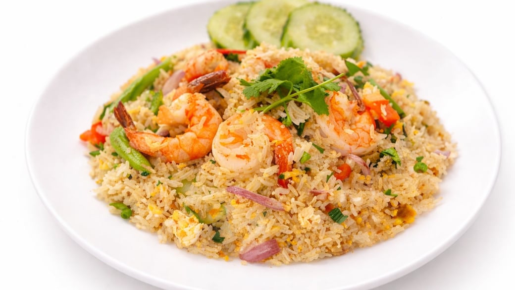 Kao Pad Nam Prig (Spicy Shrimp Paste Fried Rice)