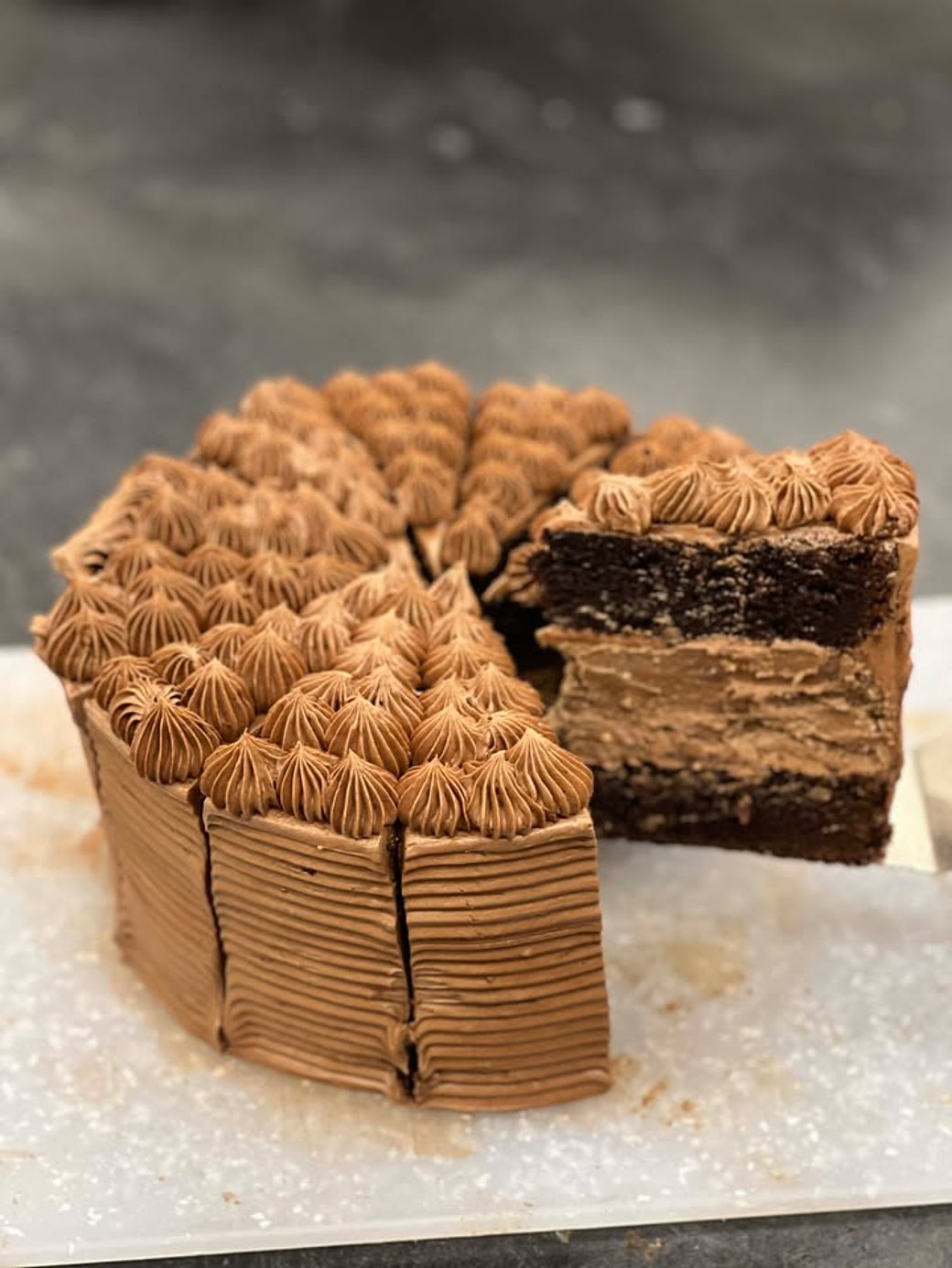 Chocolate Cheese Cake, Cake