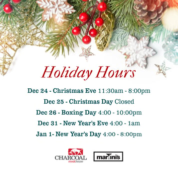 Holiday Hours