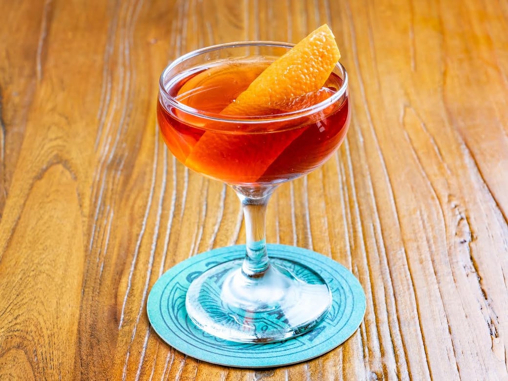 Barrel Aged Right Hand Cocktail