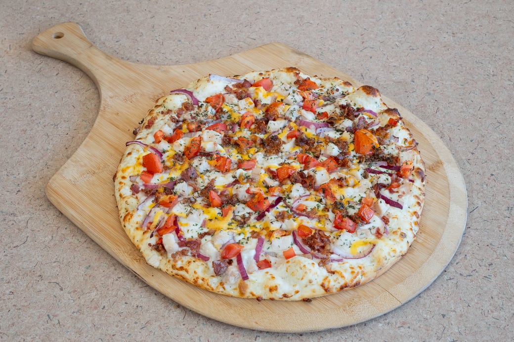 Chicken Bacon Ranch Pizza