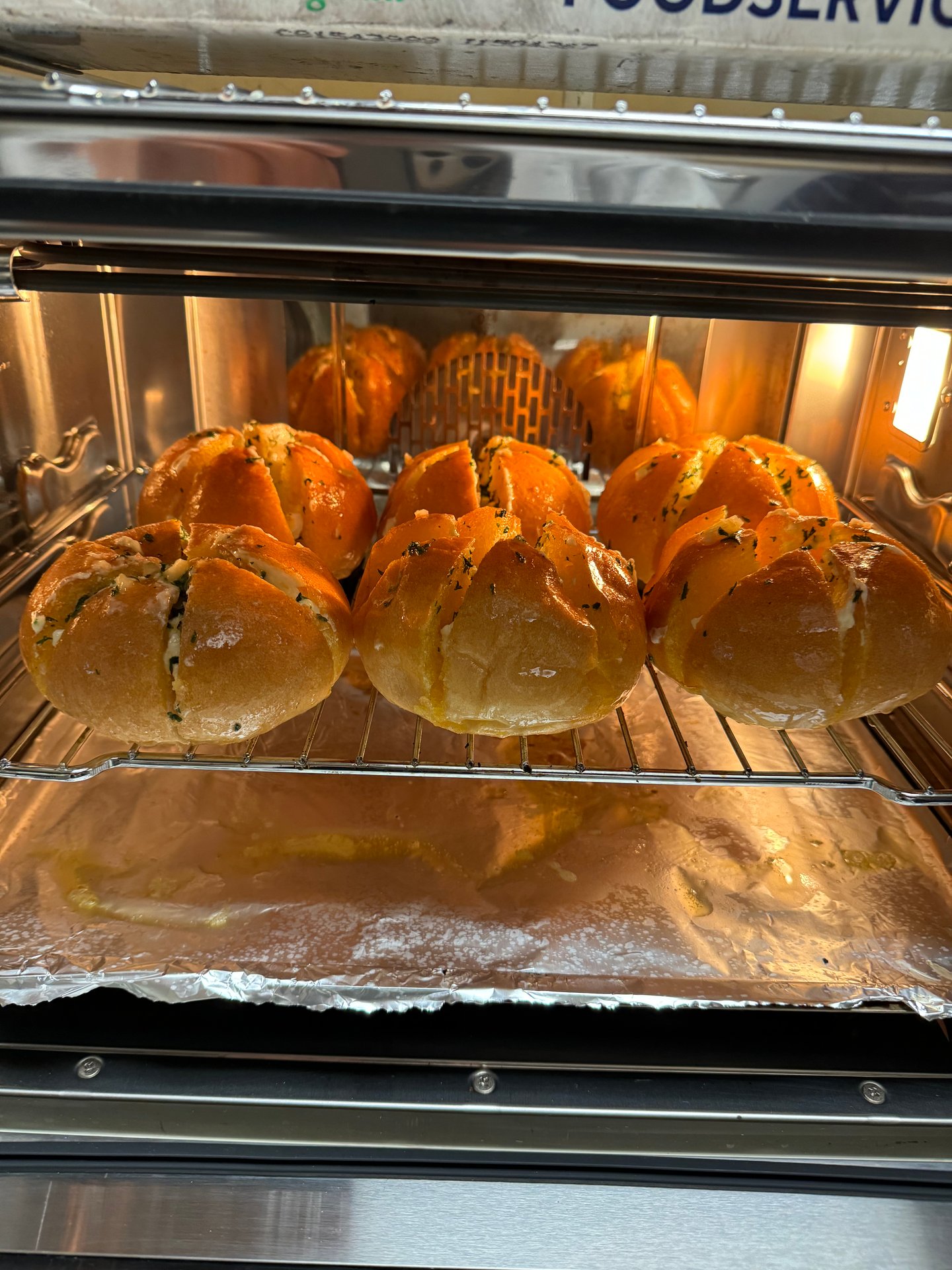 NEW ITEM! CREAM CHEESE GARLIC BREAD