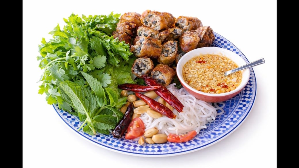 Lao Style Fried Spring Rolls