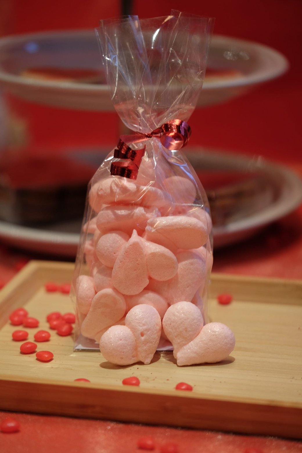 ROSEWATER HEART-SHAPED MERINGUES
