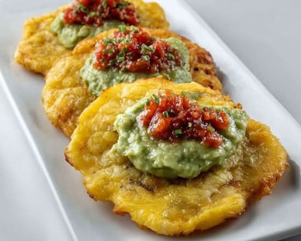 Toston with Guacamole & Hogao (x3)