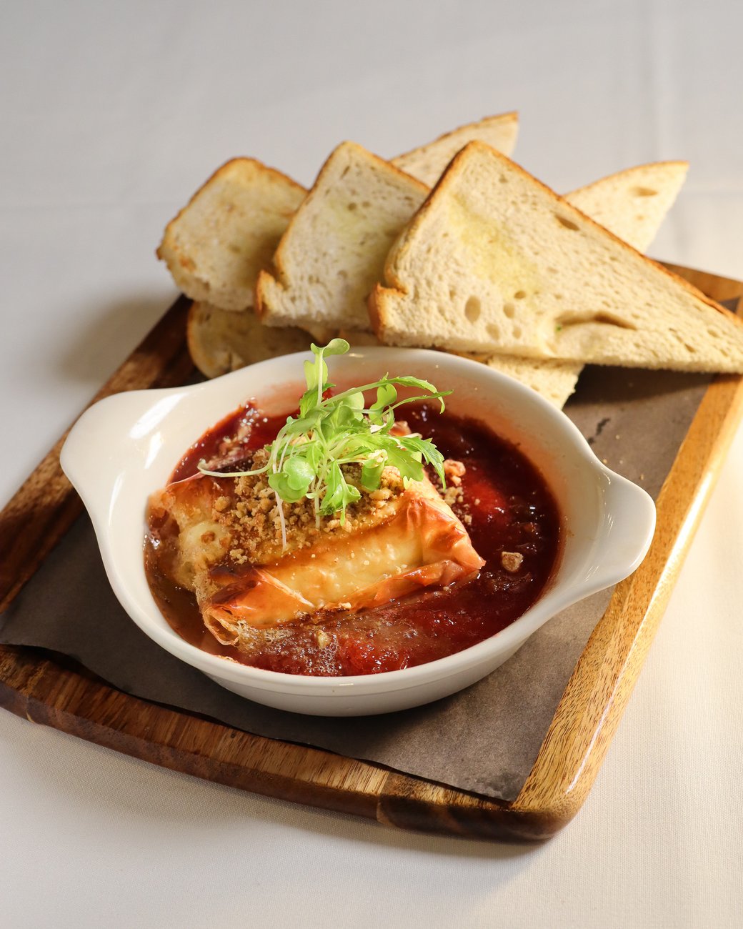 BAKED BRIE