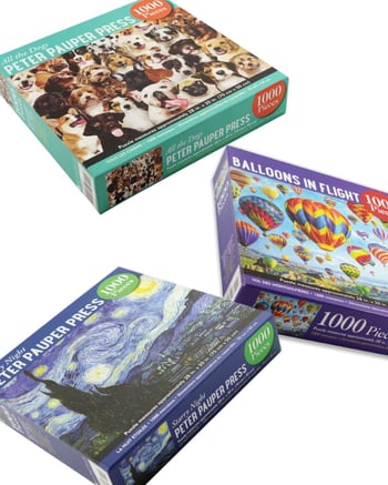 PETER PAUPER PRESS JIGSAW PUZZLES, $20