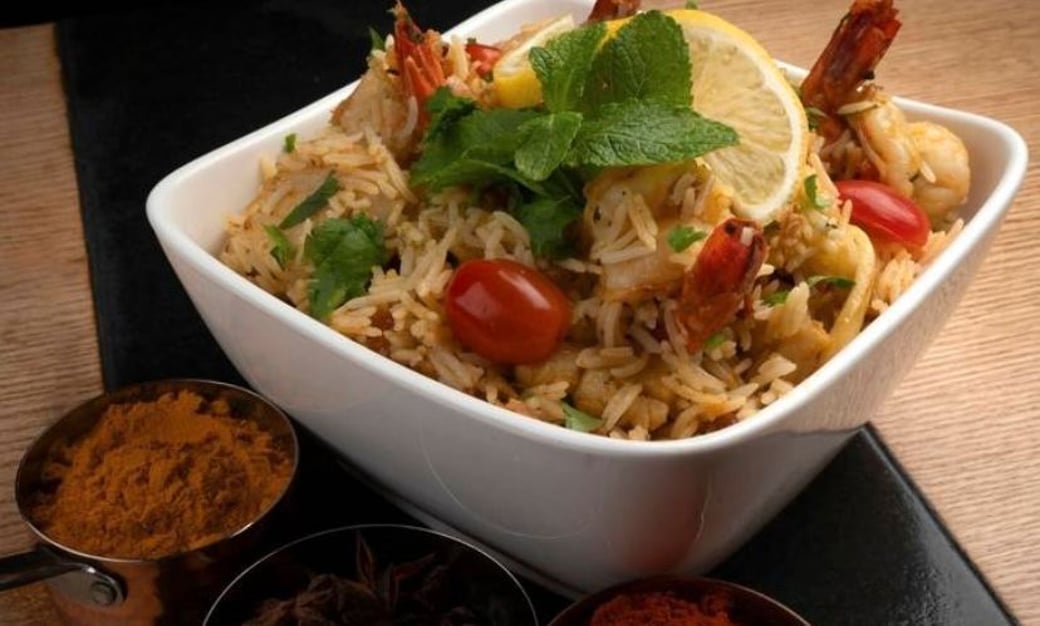 Seafood Biryani
