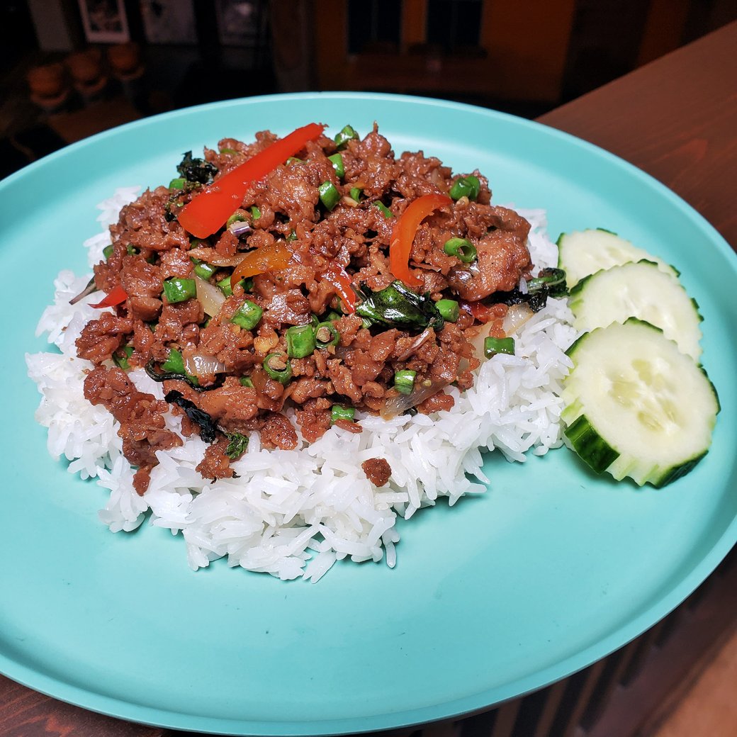 Pad Gra Prow Vegan