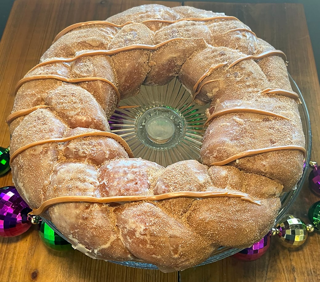 Cinnamon Cheesecake King Cake