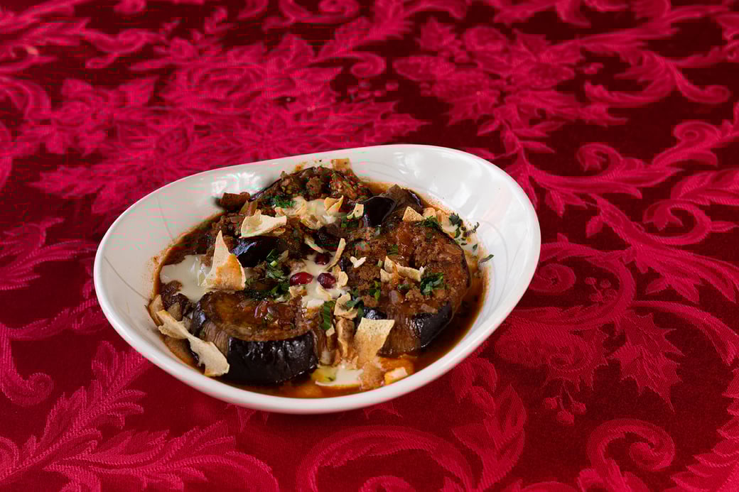 Eggplant Fatteh