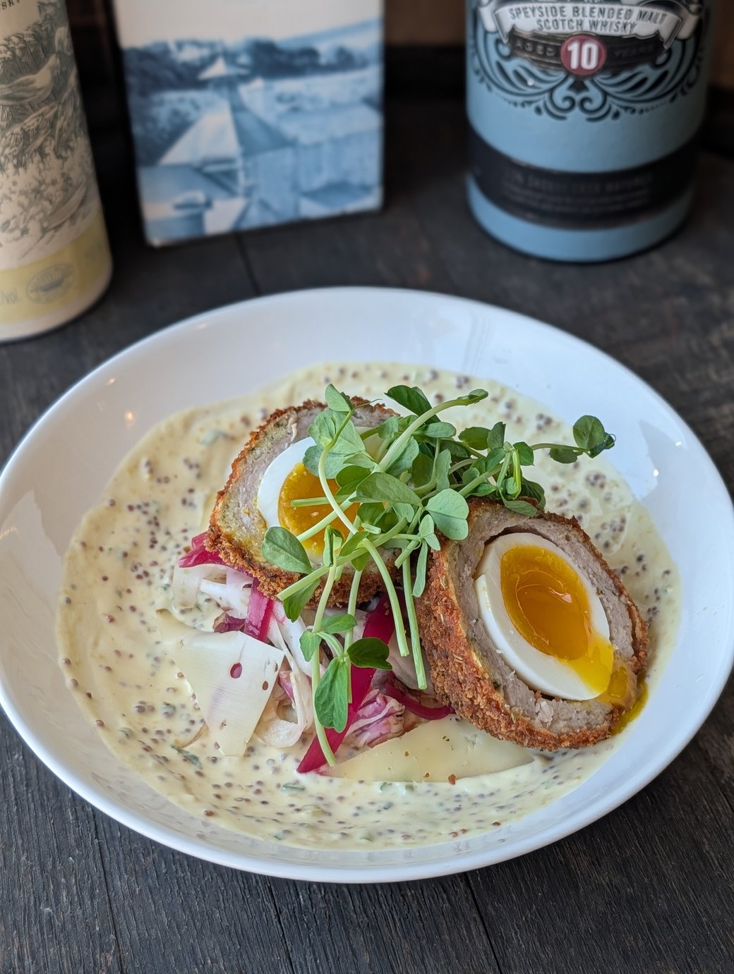 warm scotch egg