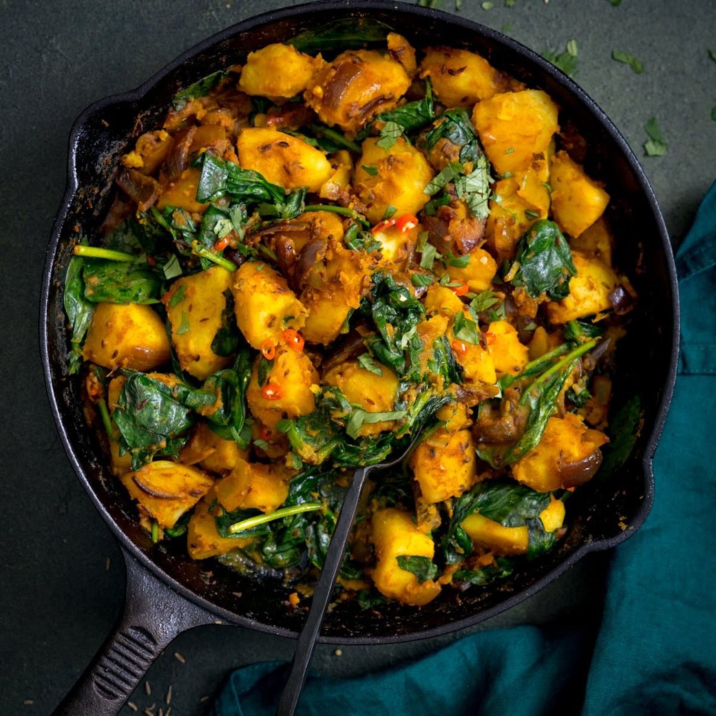 Sag Aloo