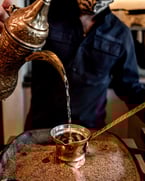 the start of something beautiful ✨Our Turkish Coffee is an experience for both your eyes and your taste buds
