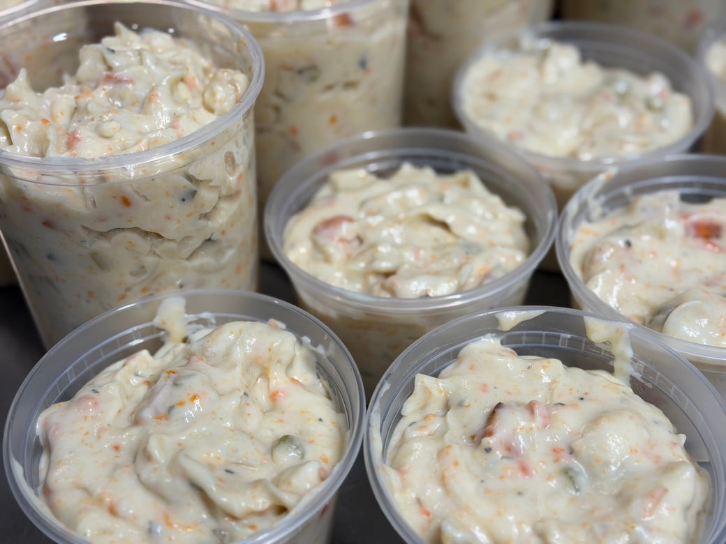 Creamy chicken noodle soup w/ egg noodles