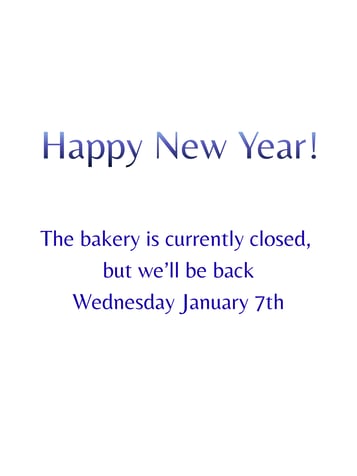 Closed for Winter Break