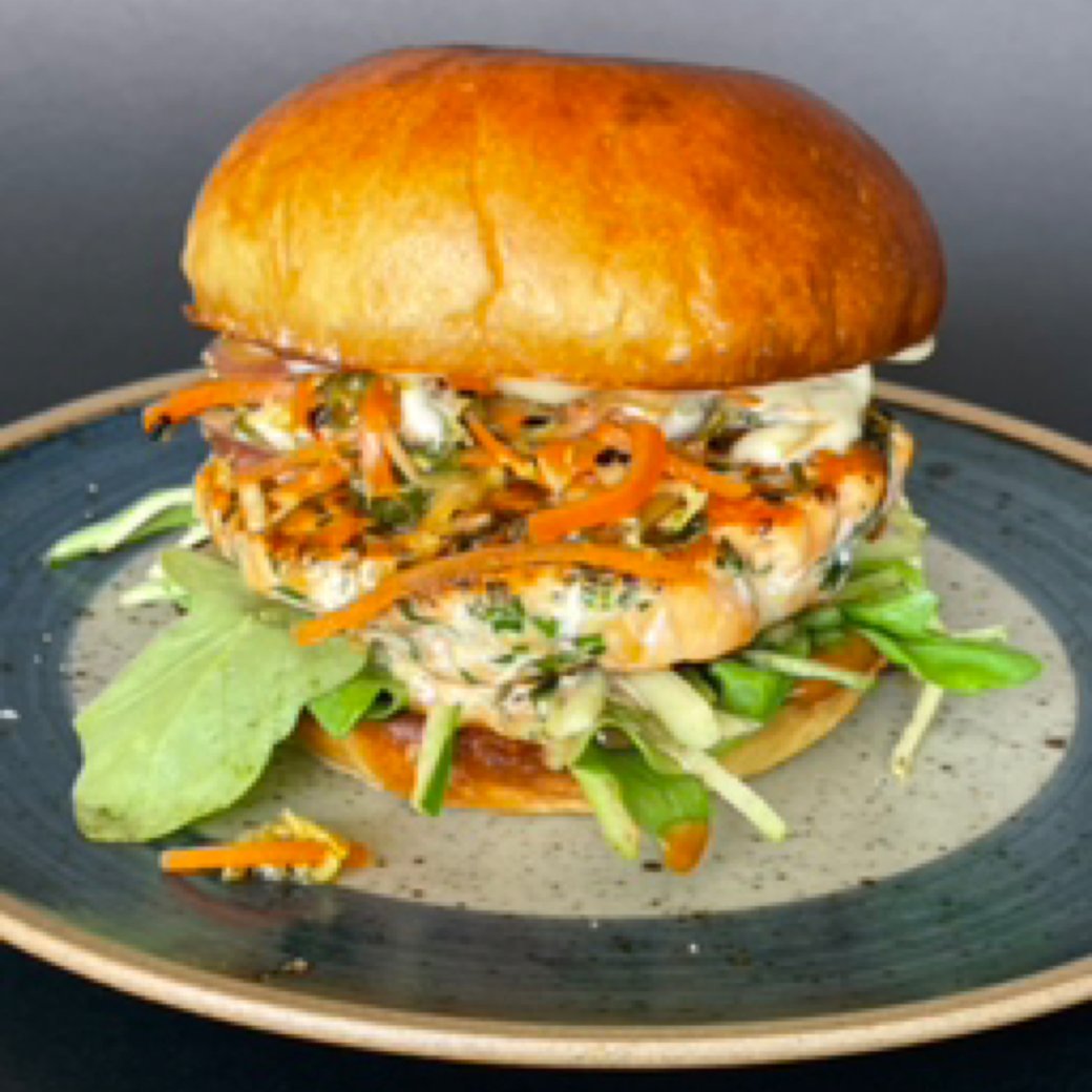Atlantic Salmon Burger
