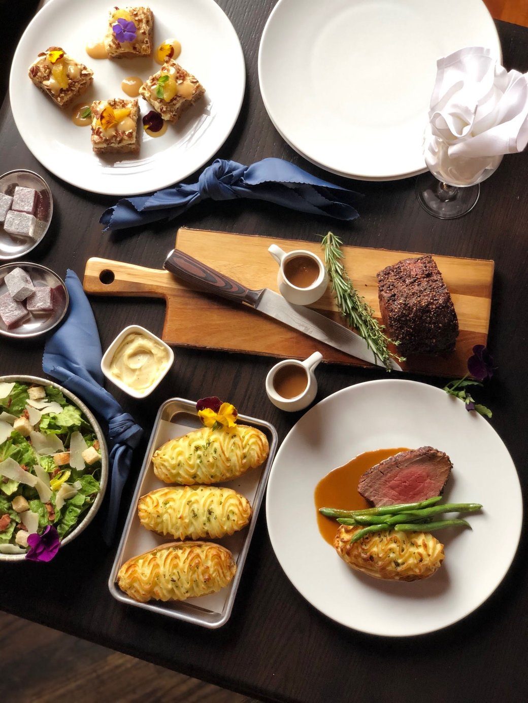 Three Course Chateaubriand Dinner for four