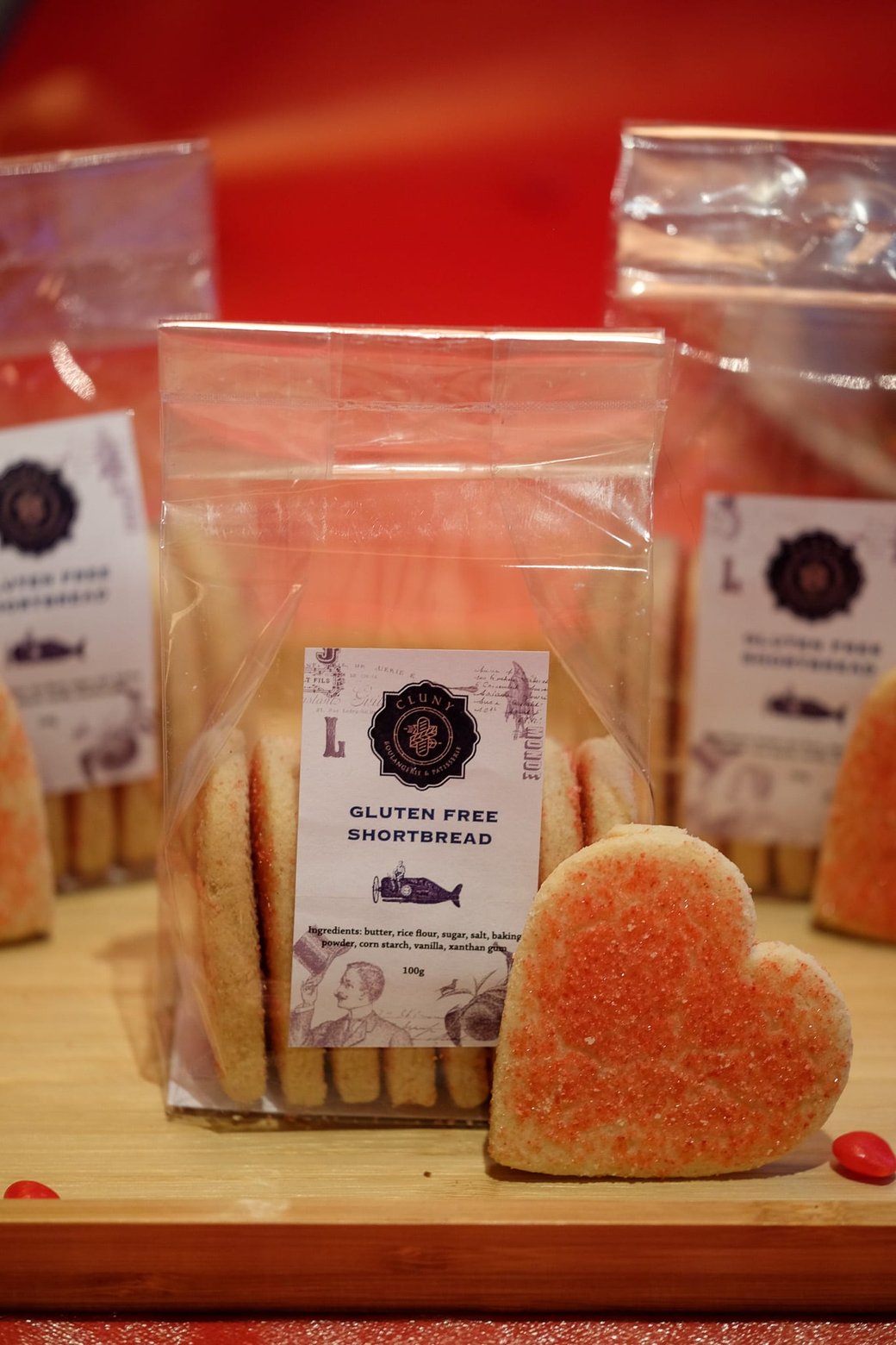 GLUTEN FREE SHORTBREAD HEARTS