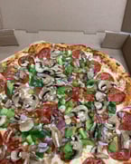 Happy Fri-yay!! 
Another delicious looking customer creation ✅ 
Order online at www.albapizzeria.ca