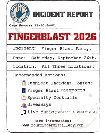 ALL LOCATIONS: Finger Blast Anniversary Celebration