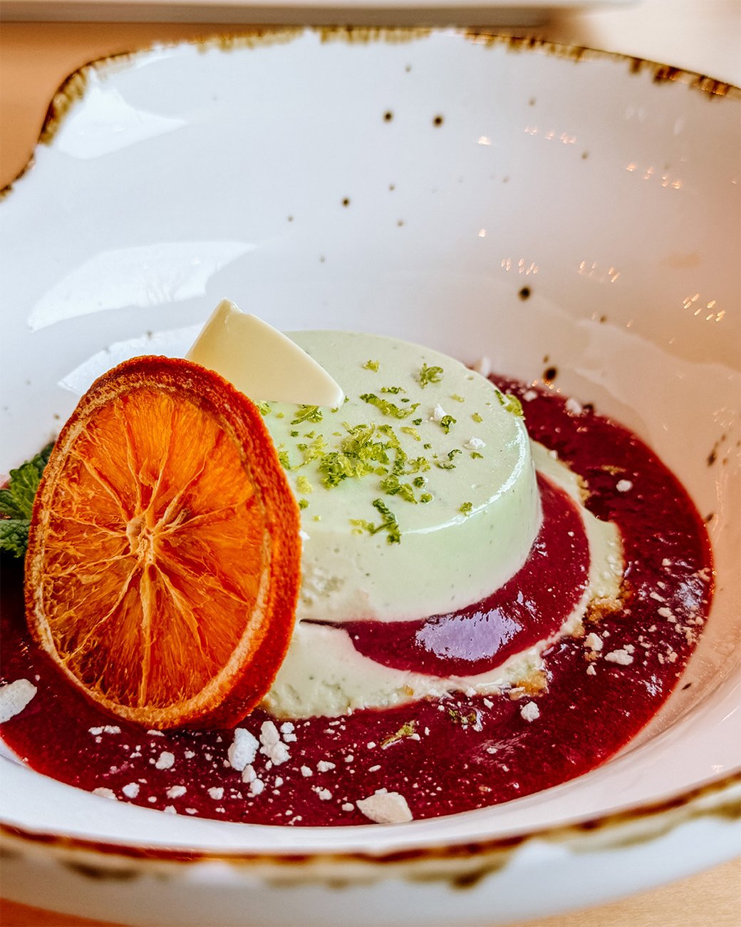 Sweet Basil + Mint Cheesecake